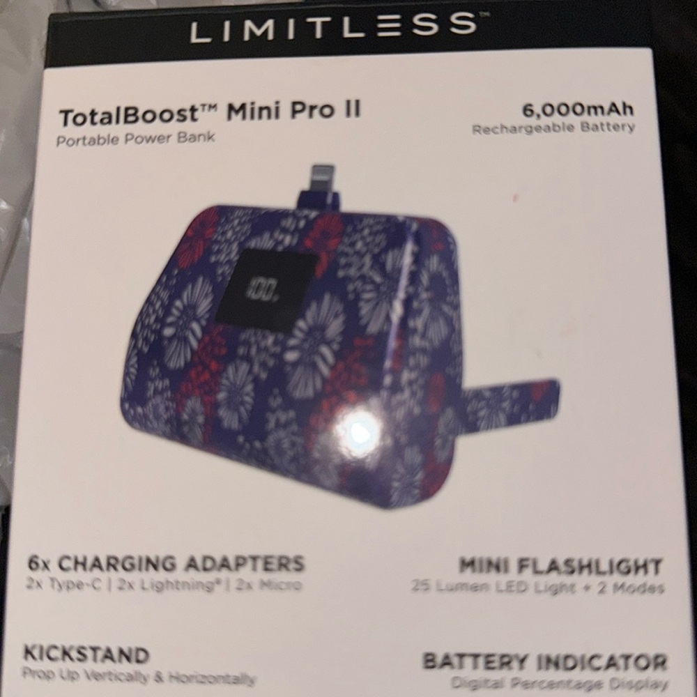 New - | TotalBoost Mini Pro II 6,000mAh Universal Power Bank - Picture 8 of 10